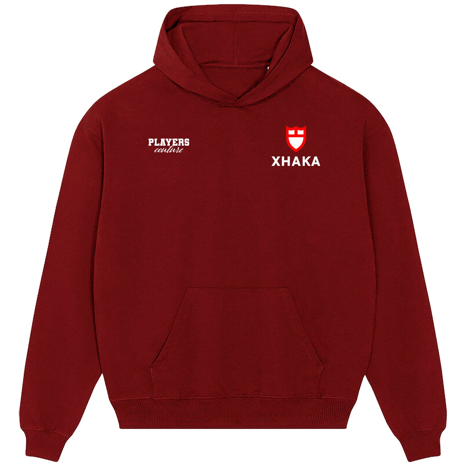 Granit Xhaka Logo Players Couture Men's Casual Hoodie Red