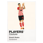 Granit Xhaka Sunderland white Icon Frame artwork detail