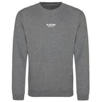 Essentials Collection hoodie – white men's hoodie with black Essentials Collection letters and Players Couture logo on the