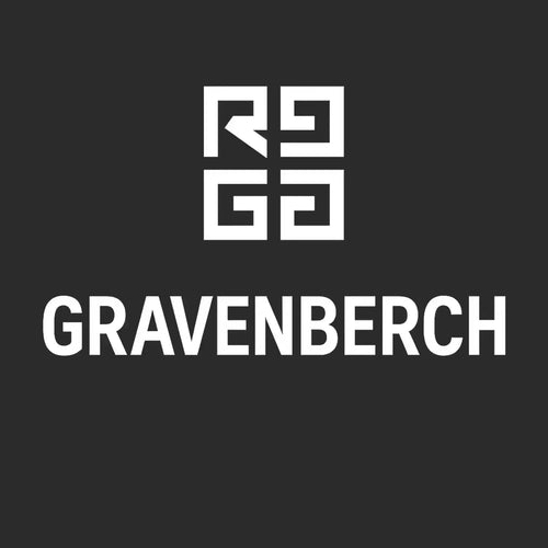 Ryan Gravenberch Logo Men's T-Shirt – black close-up detail shot of the Ryan Gravenberch Players Couture logo design