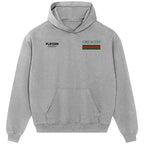 Jack Grealish Stripe hoodie – grey men's hoodie featuring the Jack Grealish Stripe Players Couture logo