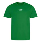 Essentials Collection t-shirt – green men's t-shirt with white Essentials Collection letters and Players Couture logo on the