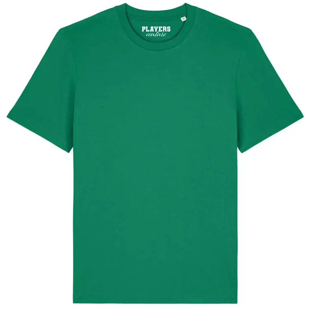 Premium Custom Men's T-Shirt t-shirt – green men's t-shirt with white Premium Custom Men's T-Shirt letters and Players