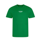 Essentials Collection t-shirt – green kids' t-shirt with white Essentials Collection letters and Players Couture logo on the