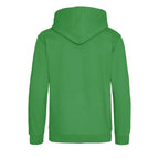Essentials Collection hoodie – green kids' hoodie with white Essentials Collection letters and Players Couture logo on the