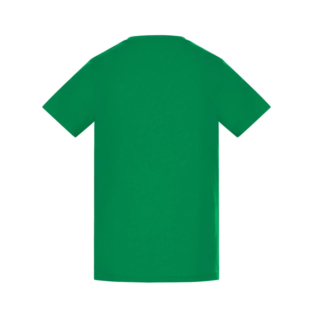 Essentials Collection t-shirt – green kids' t-shirt with white Essentials Collection letters and Players Couture logo on the