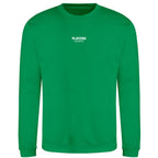 Essentials Collection hoodie – green men's hoodie with white Essentials Collection letters and Players Couture logo on the