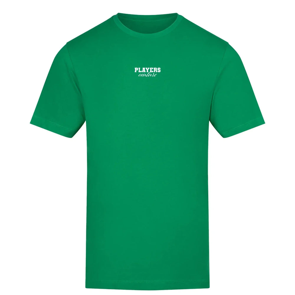Essentials Collection Players Couture Mens Green Cotton T-Shirt - Green / S | Basics, Essentials Collection, Men's, T-Shirts