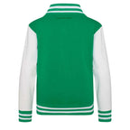 Essentials Collection hoodie – green kids' hoodie with white Essentials Collection letters and Players Couture logo on the