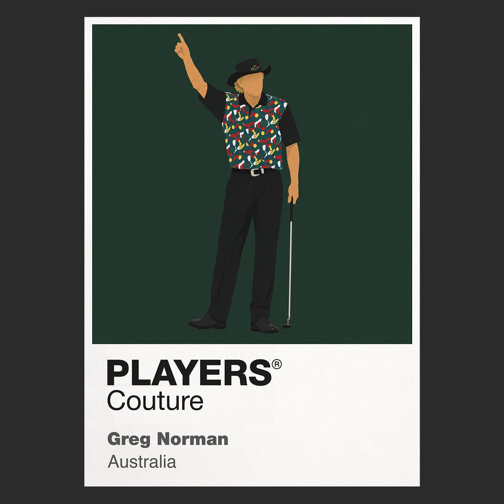 Greg Norman Golf Icon Frame Men's Polo Shirt