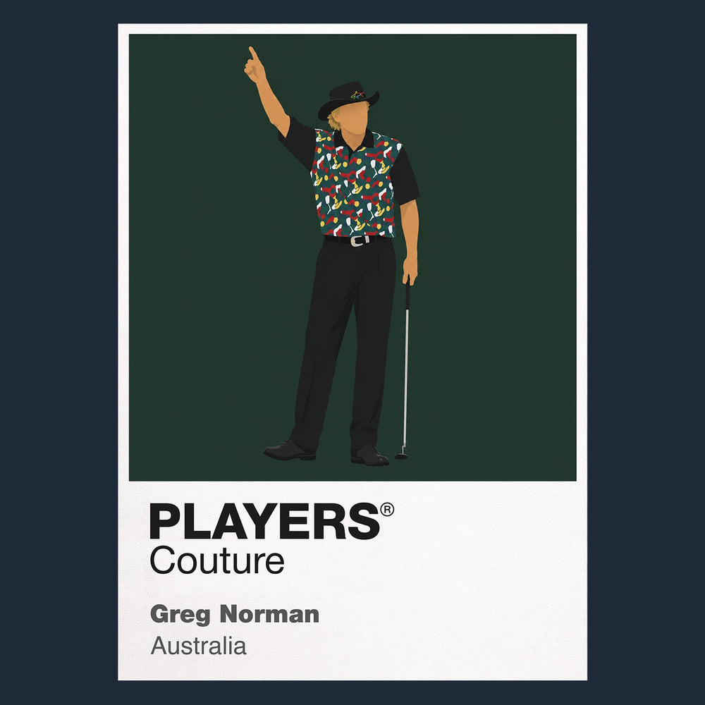 Greg Norman Golf Icon Frame Men's Polo Shirt