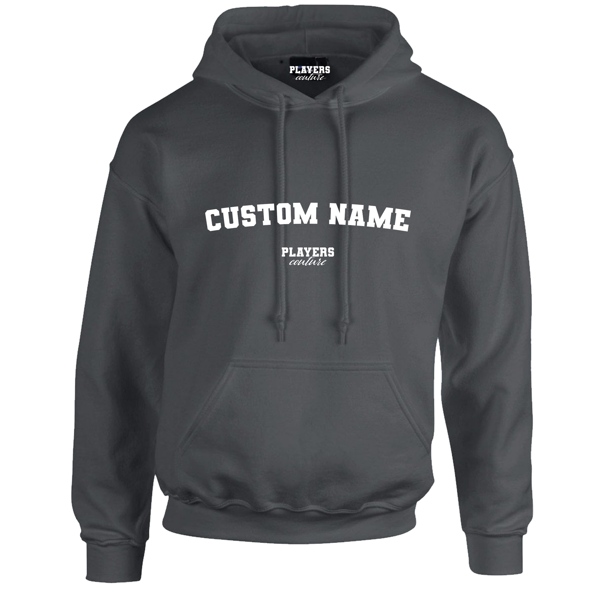Dark Grey Custom Great Value Players Couture Men's Basic Hoodie