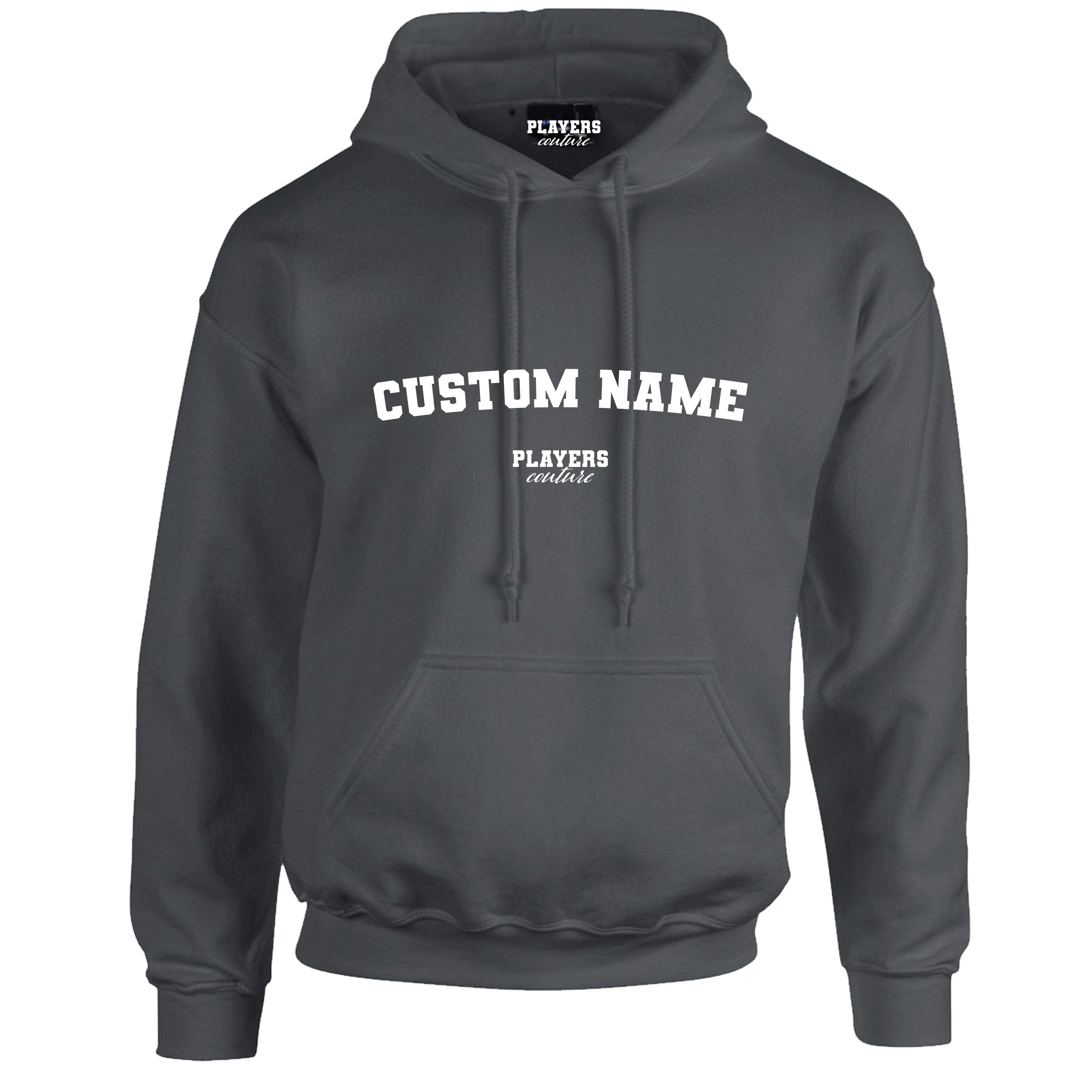 Dark Grey Custom Great Value Players Couture Men's Basic Hoodie