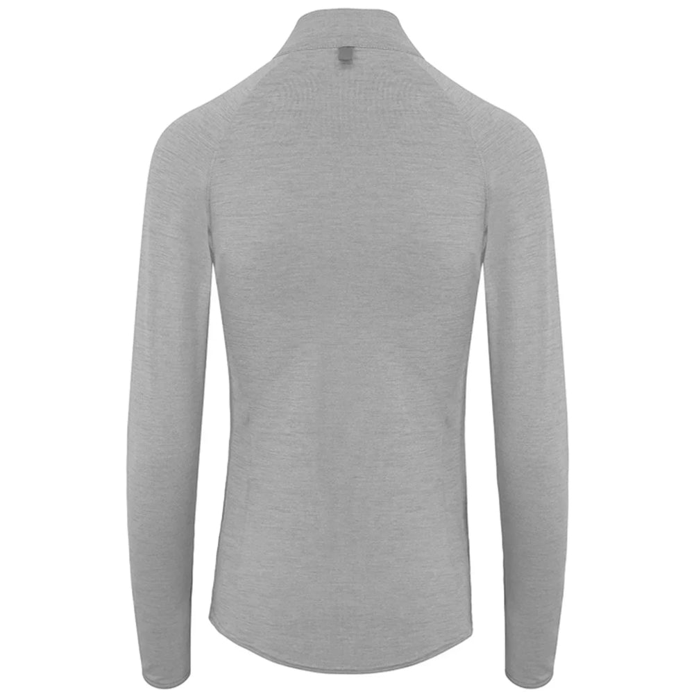 Essentials Collection Players Couture Men's Active Stretch Half Zip Grey Top