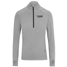 Essentials Collection Players Couture Men's Active Stretch Half Zip Grey Top