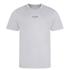Essentials Collection t-shirt – grey men's t-shirt with black Essentials Collection letters and Players Couture logo on the