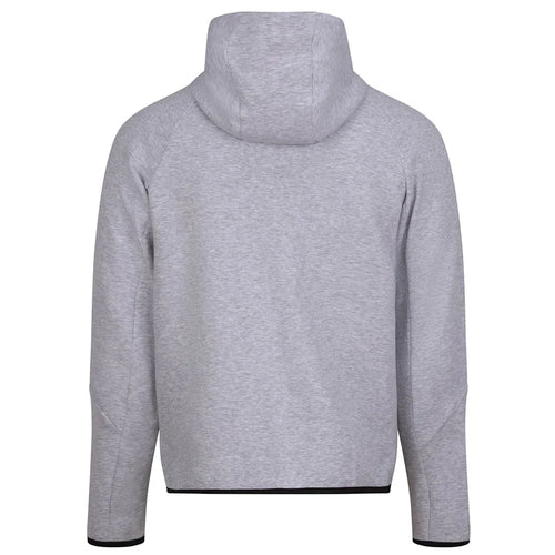 Essentials Collection hoodie – grey men's hoodie with black Essentials Collection letters and Players Couture logo on the