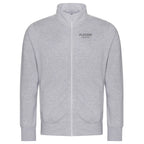Essentials Collection hoodie – grey men's hoodie with black Essentials Collection letters and Players Couture logo on the