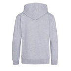 Essentials Collection hoodie – grey kids' hoodie with black Essentials Collection letters and Players Couture logo on the