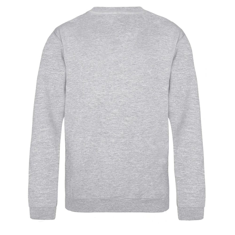 Essentials Collection hoodie – grey kids' hoodie with black Essentials Collection letters and Players Couture logo on the