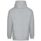Essentials Collection hoodie – grey men's hoodie with black Essentials Collection letters and Players Couture logo on the
