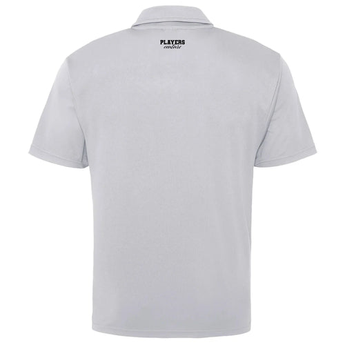 Essentials Collection Men's Cool Active Grey Polo Shirt - Icon Design (View 2)