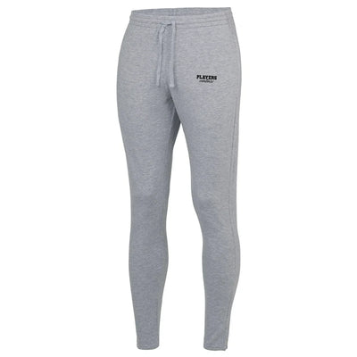 Essentials Collection hoodie – grey men's hoodie with black Essentials Collection letters and Players Couture logo on the