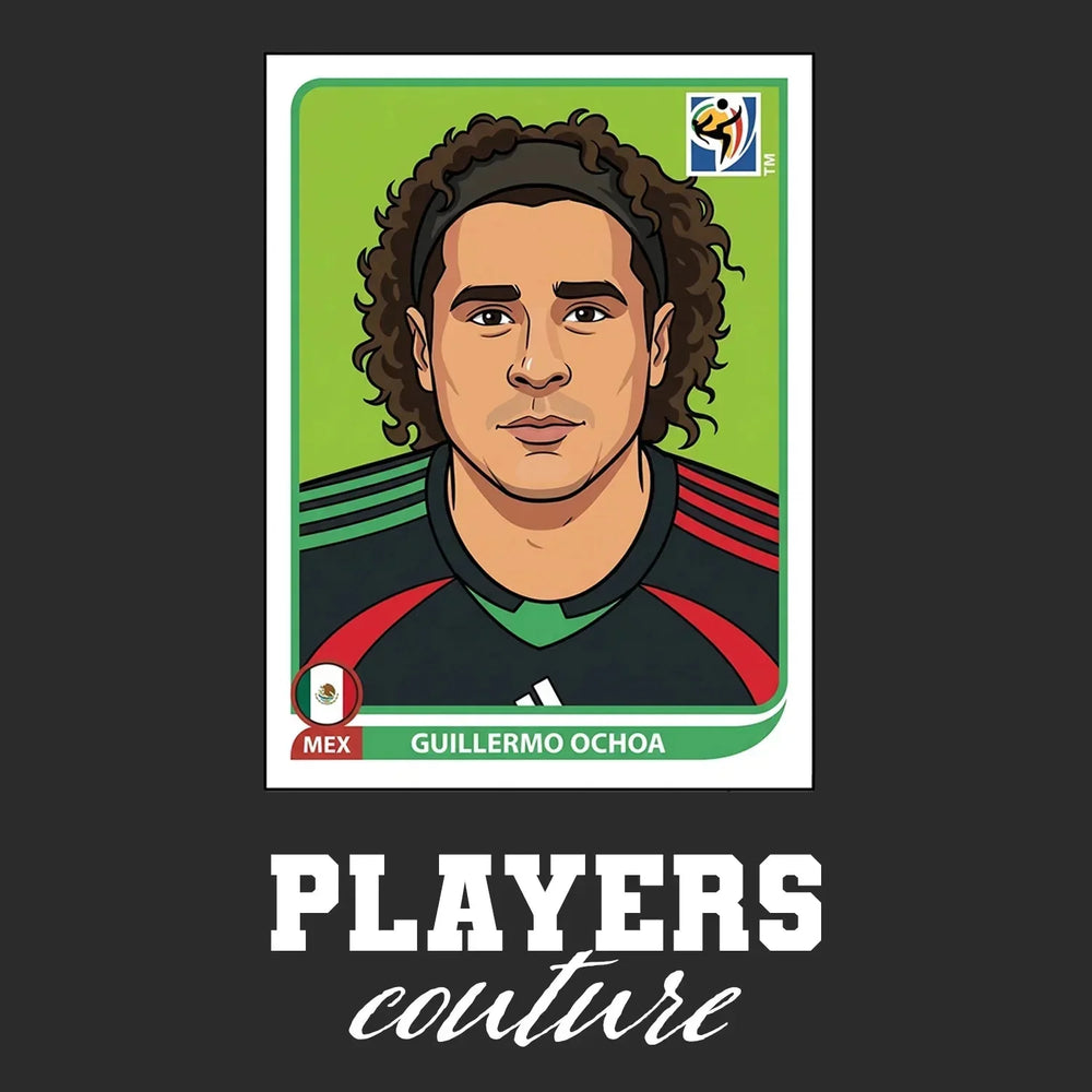 Guillermo Ochoa World Cup Sticker Kids Hoodie – guillermo ochoa black Players Couture design
