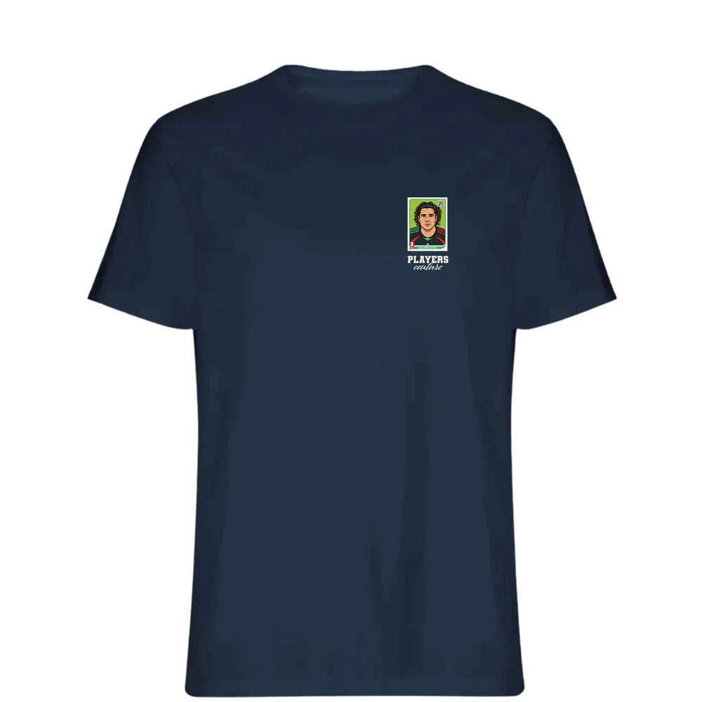Guillermo Ochoa World Cup t-shirt – navy men's t-shirt featuring the Guillermo Ochoa World Cup Players Couture logo