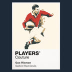 Gus Risman Salford Red Devils rugby league T-shirt navy