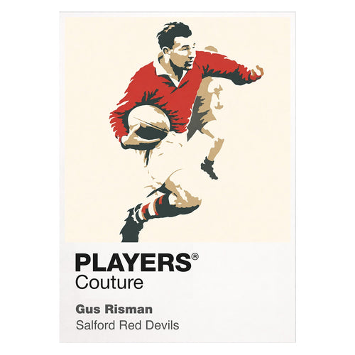 Gus Risman Salford Red Devils rugby league T-shirt white