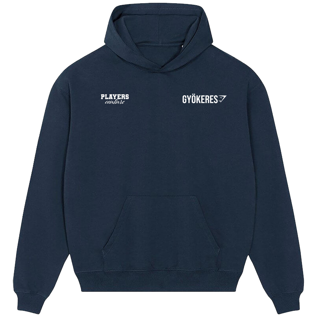 Viktor Gyokeres Logo Players Couture Men's Casual Hoodie Navy