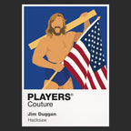 Hacksaw Jim Duggan Wrestling Icon Frame Men's Hoodie