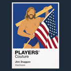 Hacksaw Jim Duggan Wrestling Icon Frame Men's Hoodie