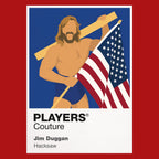 Hacksaw Jim Duggan Wrestling Icon Frame Men's T-Shirt