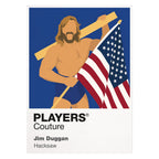 Hacksaw Jim Duggan Wrestling Icon Frame Men's Hoodie
