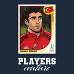 Hakan Sukur World Cup Sticker Men's Hoodie – hakan sukur navy Players Couture design