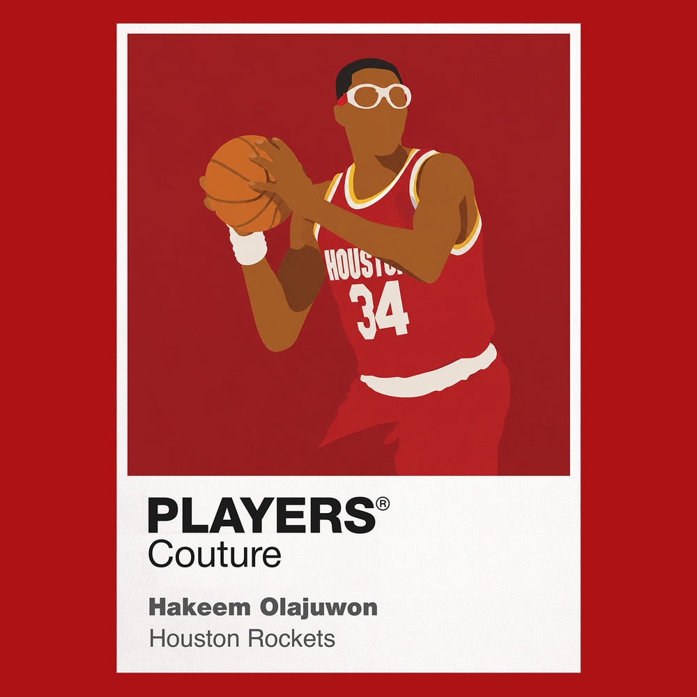 Hakeem Olajuwon Rockets Basketball Icon Frame - Icon Design (View 7)