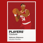 Hakeem Olajuwon Rockets Basketball Icon Frame - Icon Design (View 7)