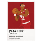 Hakeem Olajuwon Rockets Basketball Icon Frame - Icon Design