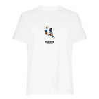 Maradona Hand of God Icon t-shirt – white men's t-shirt with black Maradona Hand of God Icon letters and Players Couture