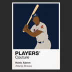 Hank Aaron Braves Baseball Icon Frame - Icon Design (View 9)