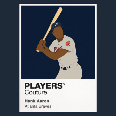 Hank Aaron Braves Baseball Icon Frame - Icon Design