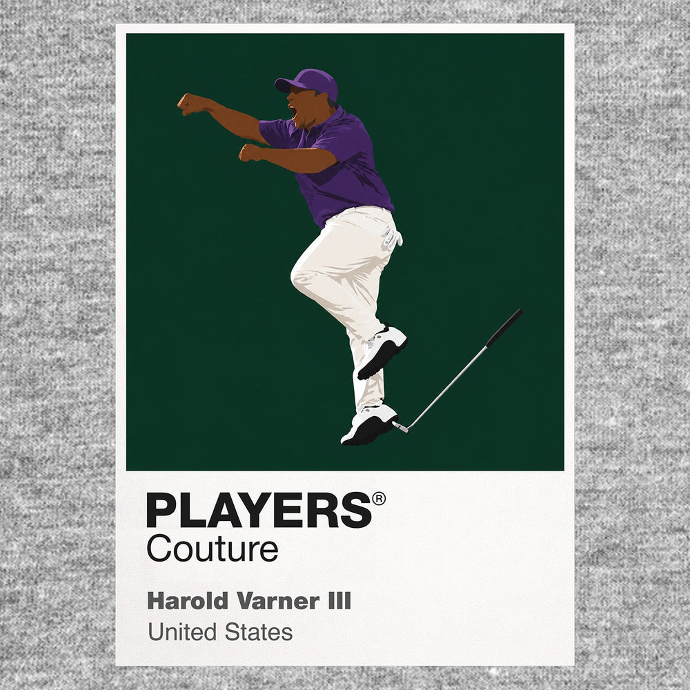 Harold Varner III Golf Icon Frame Men's T-Shirt – image 12