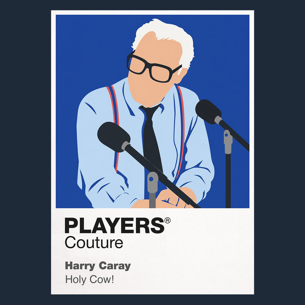 Harry Caray Seattle Mariners navy Icon Frame artwork detail