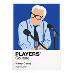 Harry Caray Seattle Mariners white Icon Frame artwork detail