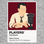 Harry Caray Atlanta Braves grey Icon Frame artwork detail