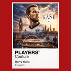 Harry Kane England Atlas Frame artwork by Players Couture