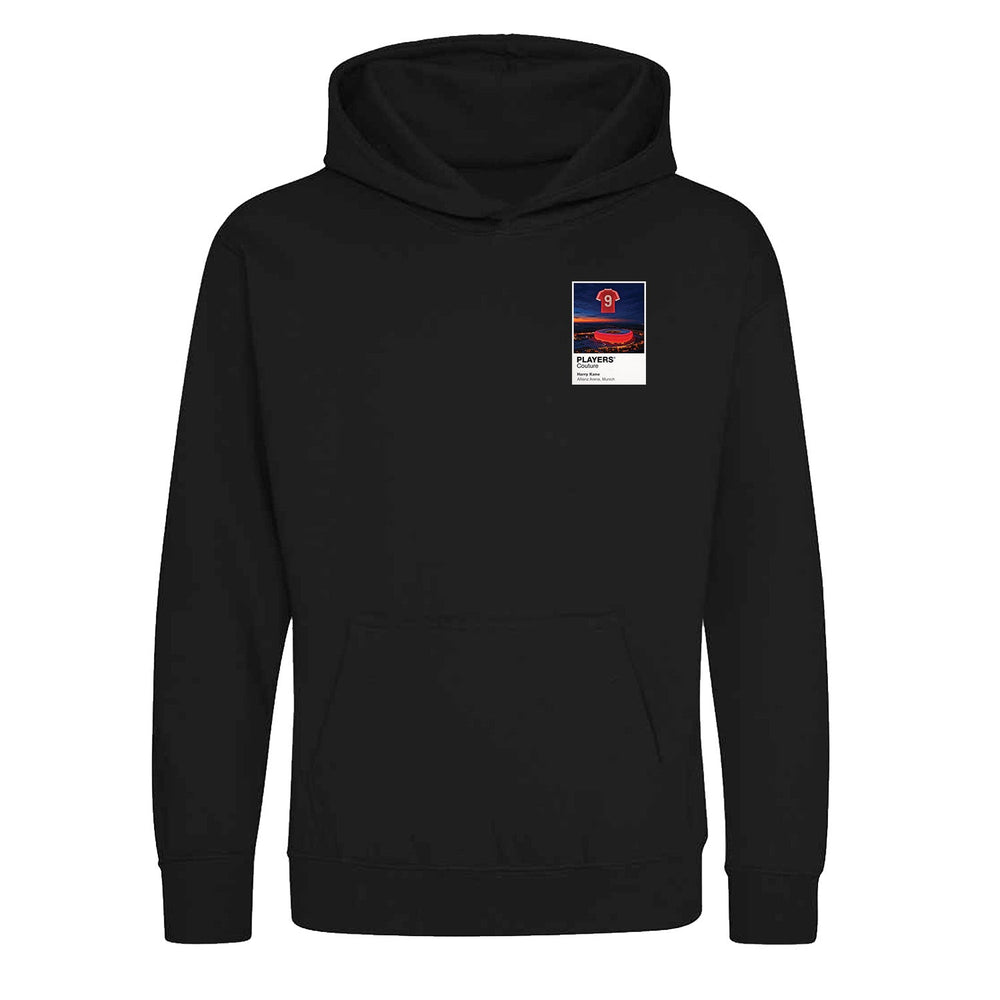 Harry Kane Bayern Munich Icons in Lights Frame Kids Hoodie in Black