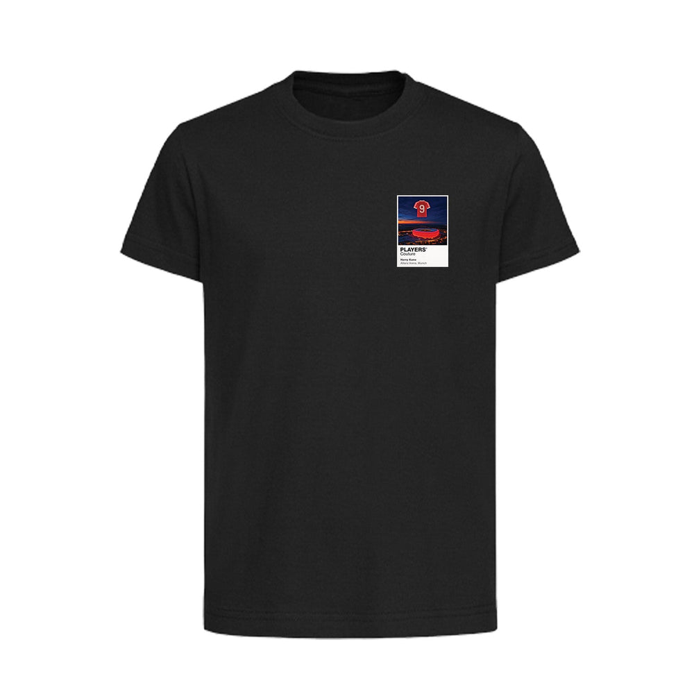 Harry Kane Bayern Munich Icons in Lights Frame Kids T-Shirt in Black